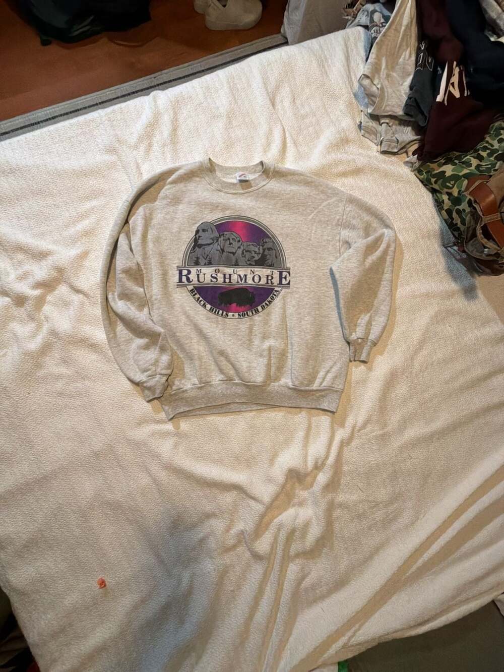 Vintage Jerzees Mount Rushmore Black Hills South Dakota Graphic Sweatshirt XL